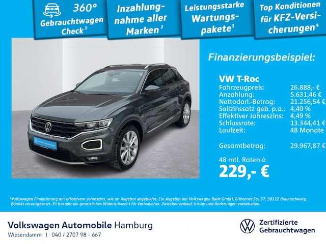 Volkswagen T-Roc 1.5 TSI DSG Sport
