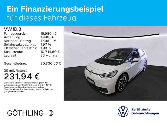 Volkswagen ID.3 IQ.Drive Pure
