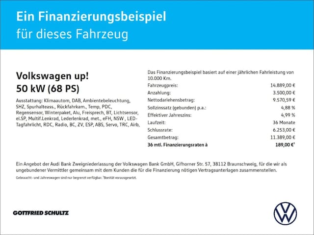 Volkswagen up! 1.0 TSI Active