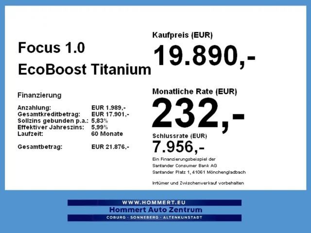 Ford Focus EcoBoost Titanium