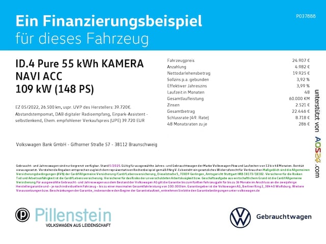 Volkswagen ID.4 55 kWh Pure