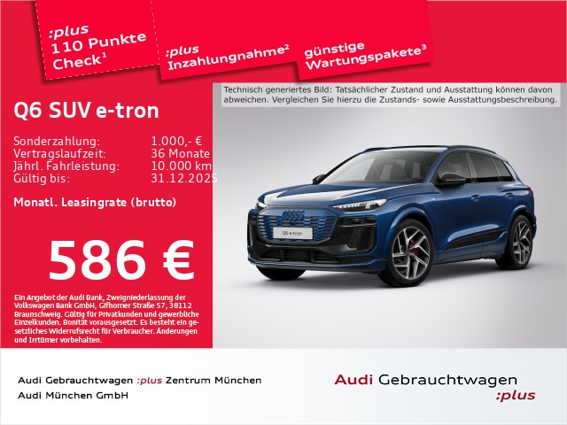 Audi Q6 e-tron SUV e-tron Audi Q6 SUV e-tron
