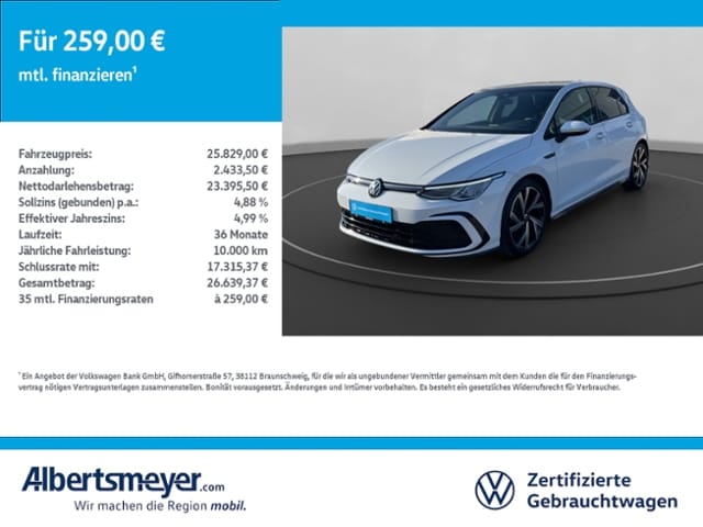 Volkswagen Golf 1.5 eTSI DSG Golf VIII