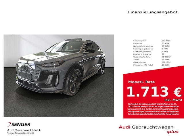 Audi Q6 e-tron Quattro Sportback
