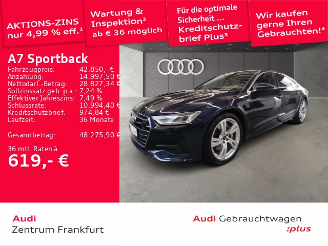 Audi A7 55 TFSI Quattro S-Tronic Sportback