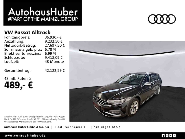 Volkswagen Passat 2.0 TDI AllTrack DSG Variant
