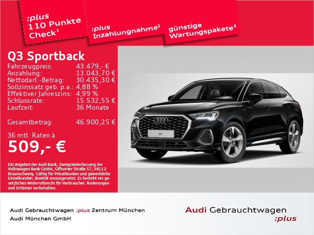 Audi Q3 35 TFSI S-Line S-Tronic Sportback