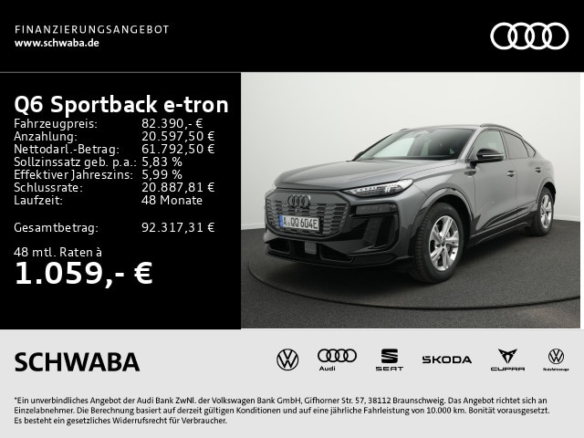Audi Q6 e-tron Performance Sportback