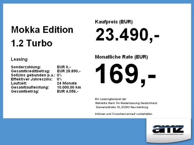 Opel Mokka 1.2 Turbo Edition Turbo