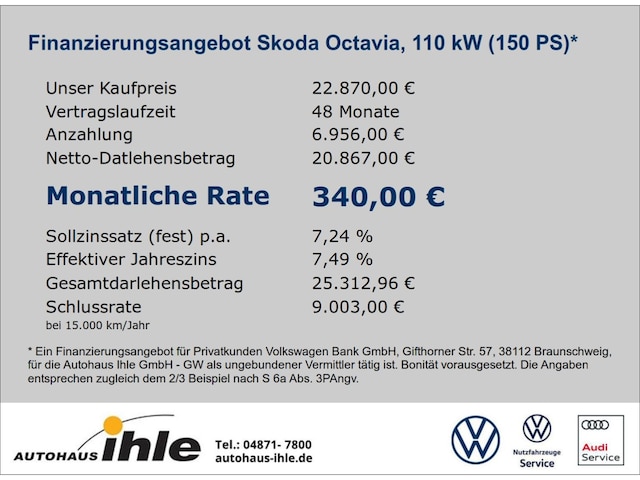 Skoda Octavia ACT Combi Style Style