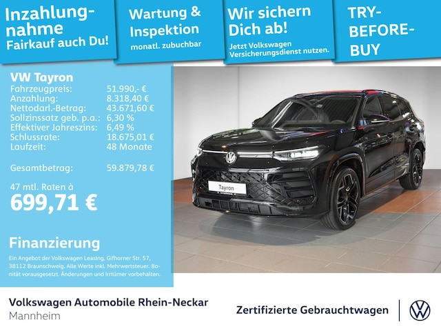 Volkswagen Tayron 2.0 TDI DSG R-Line
