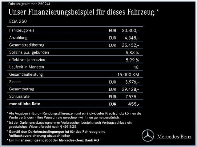 Mercedes-Benz EQA 250 Progressive