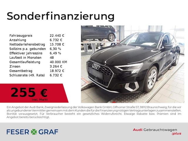 Audi A3 30 TFSI Sportback