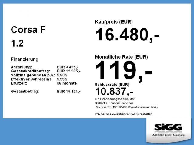 Opel Corsa GS-Line Grand Sport