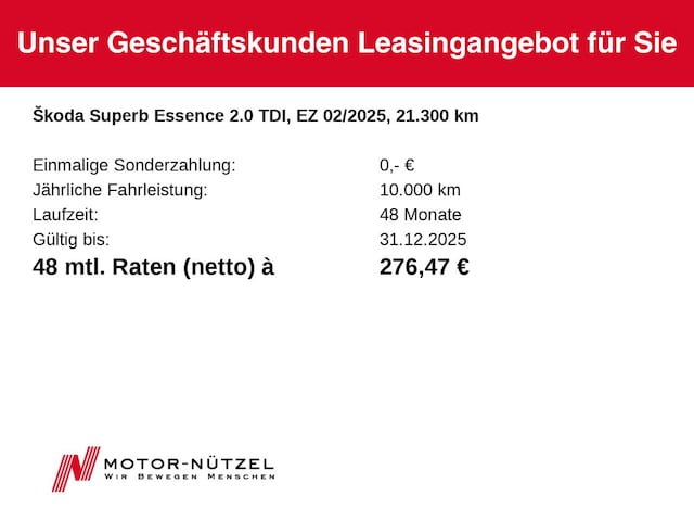 Skoda Superb 2.0 TDI Combi