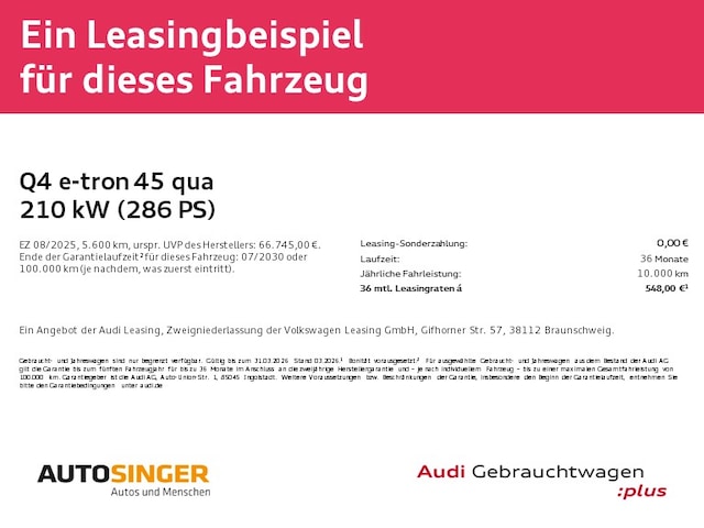 Audi Q4 e-tron Quattro