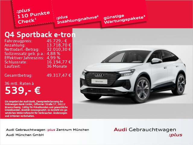 Audi Q4 e-tron Sportback