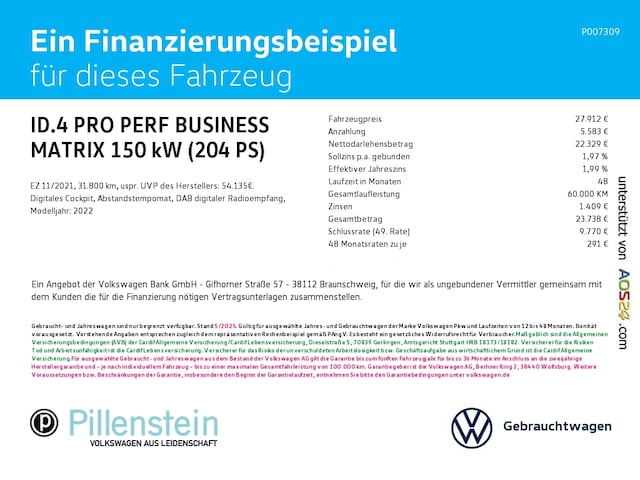 Volkswagen ID.4 Business Performance Pro