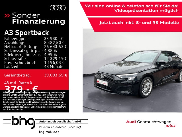 Audi A3 35 TFSI S-Tronic Sportback
