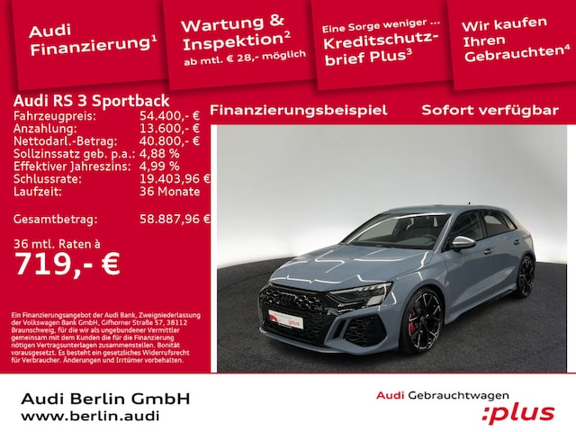Audi RS3 Quattro S-Tronic Sportback
