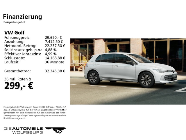 Volkswagen Golf 2.0 TDI DSG Golf VIII