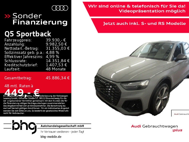 Audi Q5 40 TDI Quattro S-Tronic Sportback