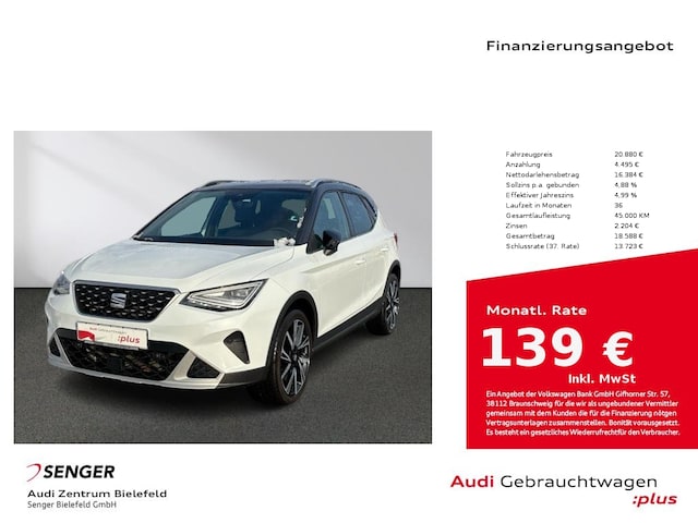 Seat Arona 1.0 TSI DSG