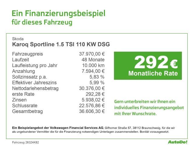 Skoda Karoq 1.5 TSI Sportline