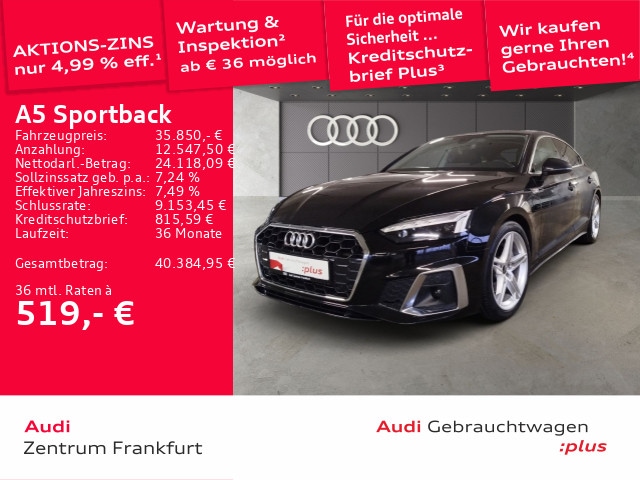 Audi A5 40 TFSI S-Tronic Sportback