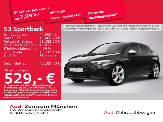 Audi S3 Quattro S-Tronic Sportback
