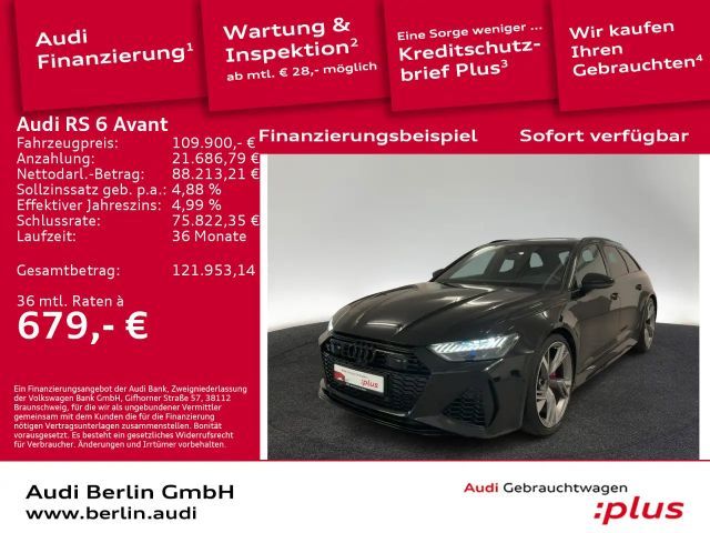 Audi RS6 tiptr. STDHZG MATRIX 360°K NAVI B&O