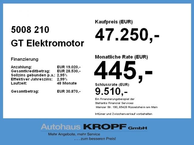 Peugeot E-5008 GT-Line