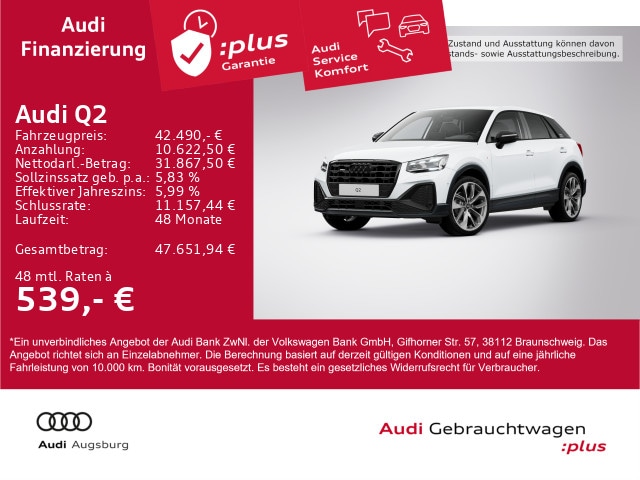 Audi Q2 40 TFSI Quattro S-Line S-Tronic