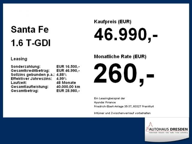 Hyundai Santa Fe 1.6 T-GDi