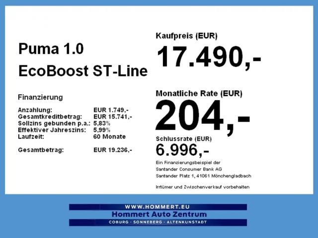 Ford Puma EcoBoost ST Line