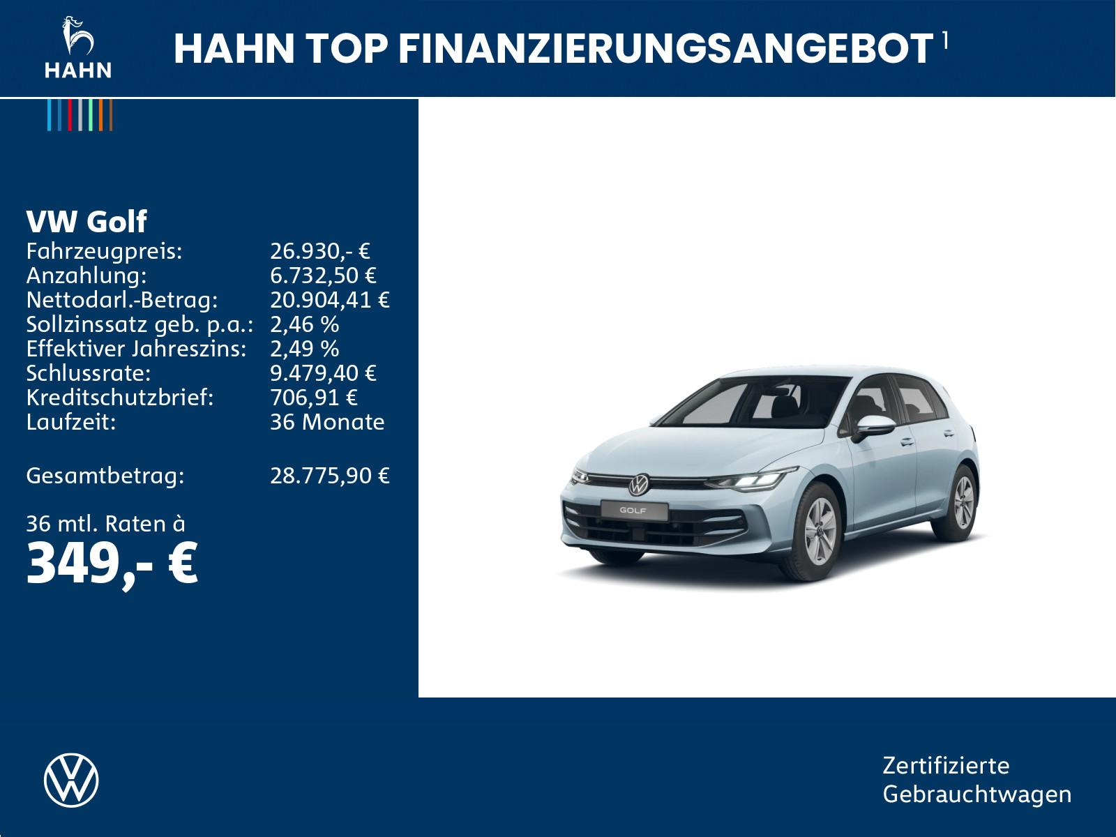 Volkswagen Golf 1.5 TSI Golf VIII Life