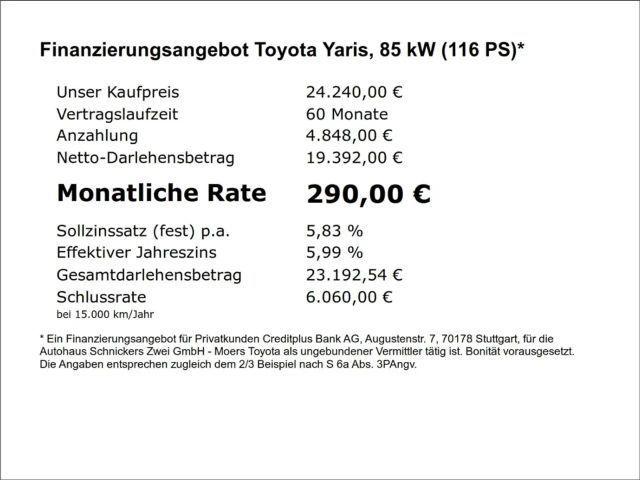 Toyota Yaris Hatchback