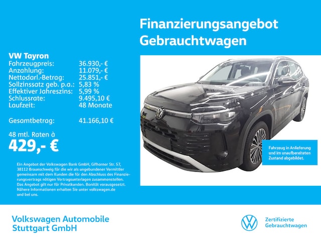 Volkswagen Tayron 1.5 TSI DSG Life