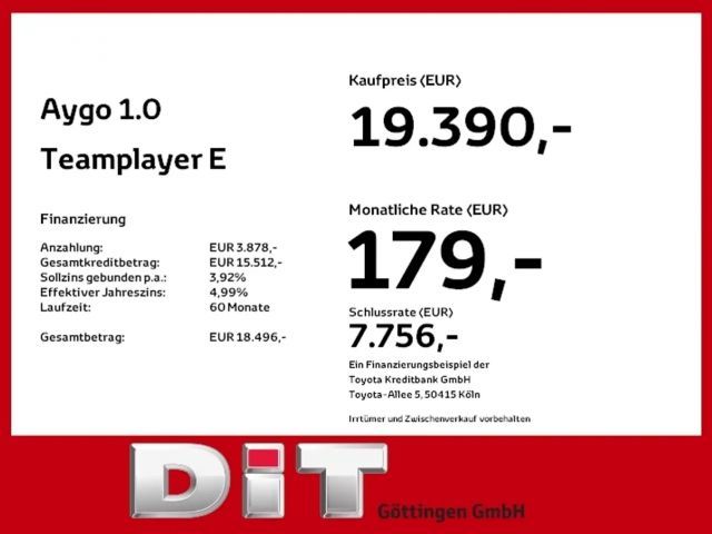 Toyota Aygo 1.0 VVT-i