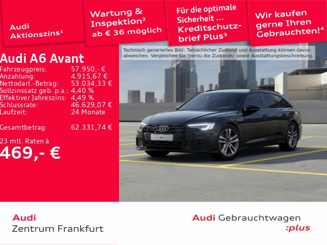 Audi A6 50 TDI Avant Quattro S-Line