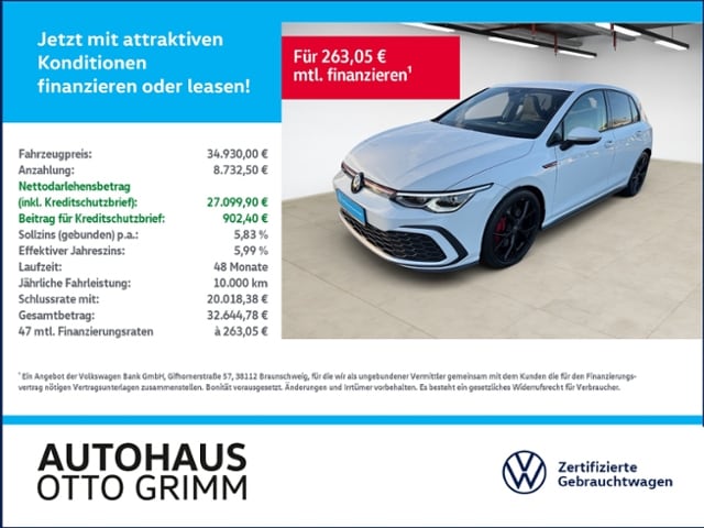 Volkswagen Golf 2.0 TSI DSG Golf VIII