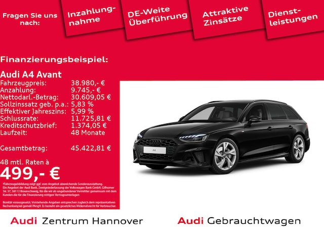 Audi A4 40 TFSI Avant S-Line S-Tronic