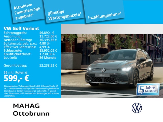 Volkswagen Golf 2.0 TDI DSG R-Line Variant