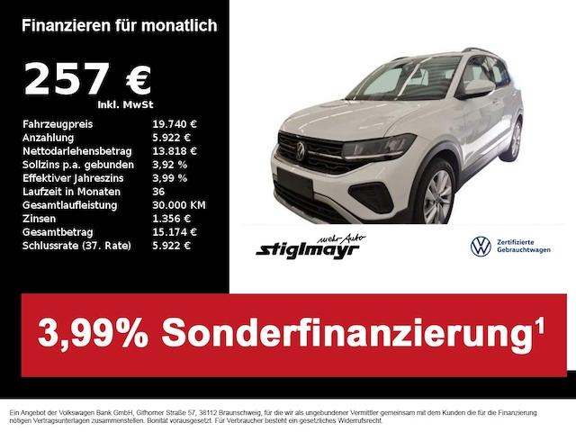Volkswagen T-Cross 1.0 TSI Life