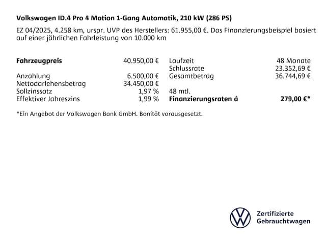 Volkswagen ID.4 Performance Pro
