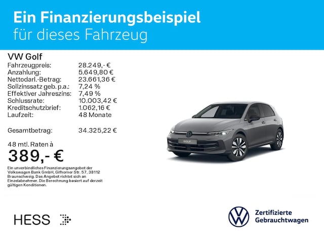 Volkswagen Golf 1.5 eTSI DSG Golf VIII IQ.Drive