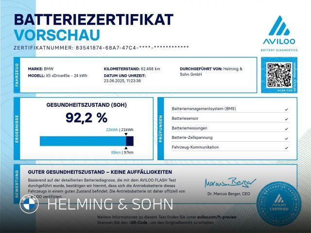 BMW X5 M-Sport xDrive45e