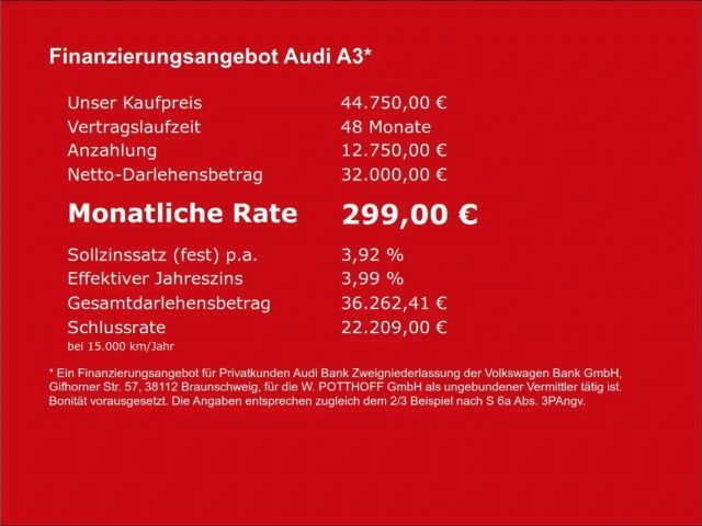 Audi A3 Hybride Sedan Sportback