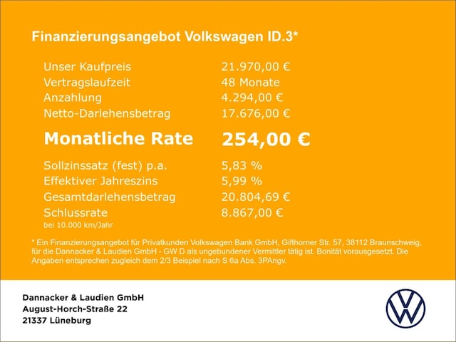 Volkswagen ID.3 Family Performance Pro