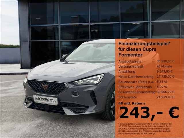 Cupra Formentor 2.0 TSI 4Drive VZ